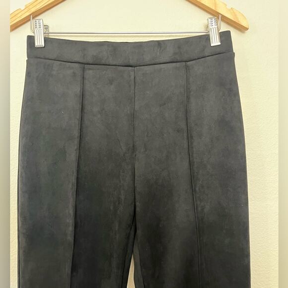 NWT Anthropologie x Sanctuary Lana Flare Black Pull on Pants Fall Goth Sz M - Picture 6 of 13